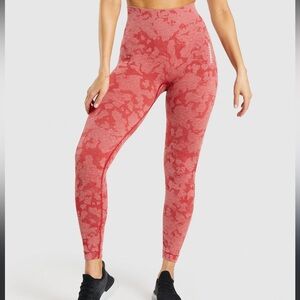 Gymshark red camo adapt leggings!